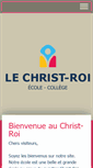 Mobile Screenshot of christ-roi.fr